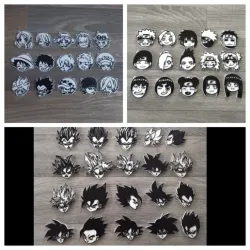 Anime Keychain Pack 3.0! Dragon Ball Z, One Piece, Naruto