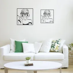 Bad Lipstick Woman - Wall Art Decor