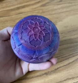 Ball container 2.0 flower star design