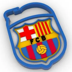 Barcelona FC keychain