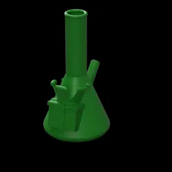 Beaker Bong Present Crown (king gift) 18CM