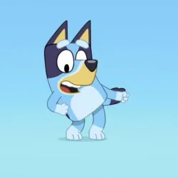 Bluey dad dancing cookie cutter