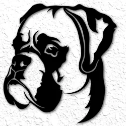 Boxer Dog Wall Art Boxer Puppy Wall Decor