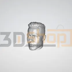 BradPitt - MINIATURE HEAD (Hearts of Fury, Herz aus Stahl, WorldWarZ, 12Monkeys, MrMrsSmith   )