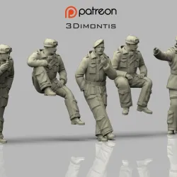 British tank crew