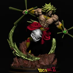 broly collectible figure dragon ball Z