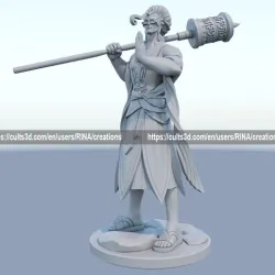 buddha 3d print model from record of ragnarok