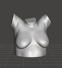C0 REAL WOMAN UPPER BODY NUDE FINE ART STATUE