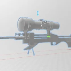 caitlyn officer sniper rifle league of legends 3D print model