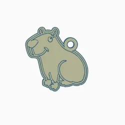 Capybara - capybara keychain