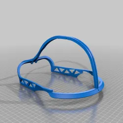 Combine Soldier Helmet Skeletonized test fit piece