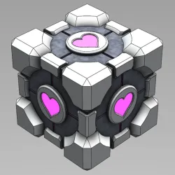 Companion Cube - Portal Game