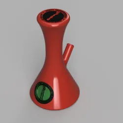 conical bong modular base