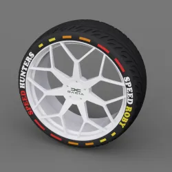 Custom rim and tire