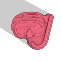 Diving mask Stl File