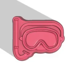 Diving mask Stl File