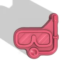 Diving mask Stl File