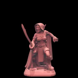 Elf Female Fighter 02
