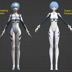 Evangelion models collection