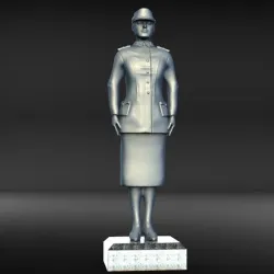 FEMALE SOLDIER FROM CHILE
