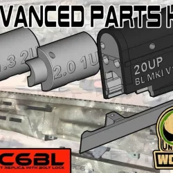 FGC-6BL MKI/MKII (BOLT LOCK) Advanced Parts Kit  GBB airsoft FGC-9 replica