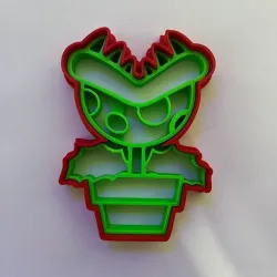 Flower Mario Bross Cookie Cutter