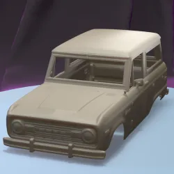 FORD BRONCO 1975 (1/24) printable car body