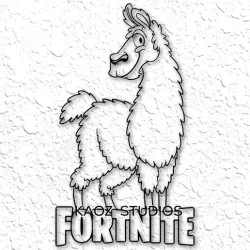 Fortnite Llama wall art fortnite wall decor for game room