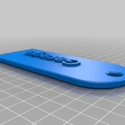 Garage Key Tag