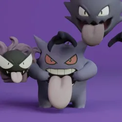Gastly Haunter Gengar Pack