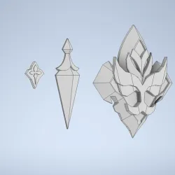 Genshin Impact - Eula Cape Accessories