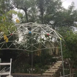Geodesic Dome 4V Connector for 3/4" PVC pipe