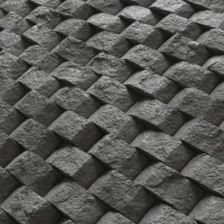 Geometric stone wall texture roller