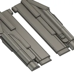 Glock 17 olight valkyrie pl 2/ pl 2 pro split mold