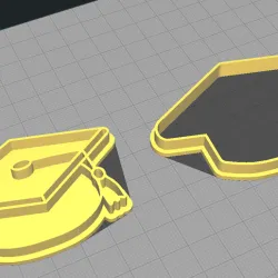 Graduation cap cookie cutter / graduation cap cookie cutter
