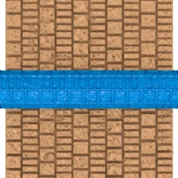 ground clay roller stl / tile pottery roller stl /brick  clay rolling pin / Rock cutter printer