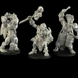 Half orc (barbarian, bard, warlock, warrior)