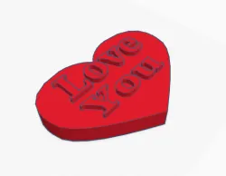 Heart gift, Love you gift.