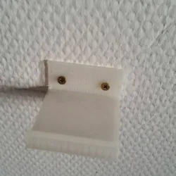 Holder for dog barrier
