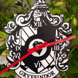 Howgarts Harry Potter Gryffindor Wall Clock