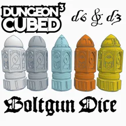 Imperial Bolter Dice - D6 & D3