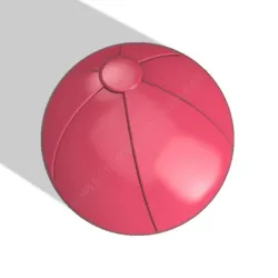 Inflatable Beach Ball Stl File