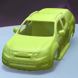 ISUZU D-MAX DOUBLE CAB HUNTSMAN 2014 (1/24) printable car body