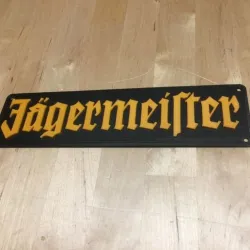 Jagermeister plate