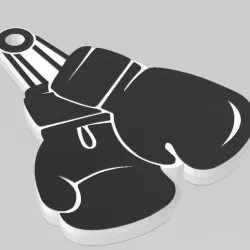 Key ring Boxing Gloves with strips