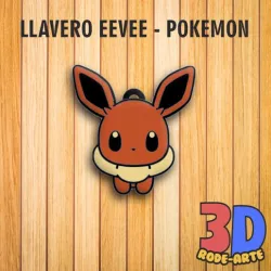 KEYCHAIN "EEVEE" - "POKEMON" - "POKEMON".