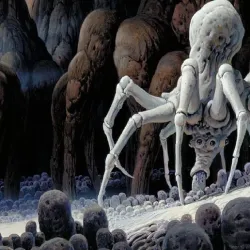 Knobby White Spider from the Star Wars Expanded Universe and The Mandalorian.