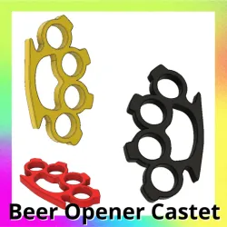 Knuckle Duster - Defense - Kastet - Castet - Beer Opener - GTA - Plastic toy jewelry - Knuckles - file for 3D printing