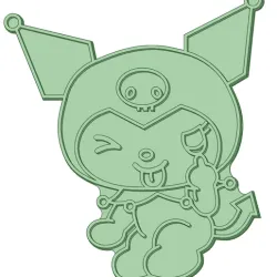 Kuromi halloween 1 cookie cutter