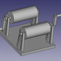 Label stand for rool and unroll labels, avvolgitore e svolgitore etichette